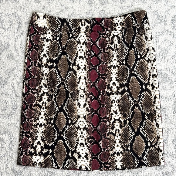 Calvin‎ Klein Women's Plus Size Skirt Size 16W Reptile Print New NWT $89 - Picture 10 of 10